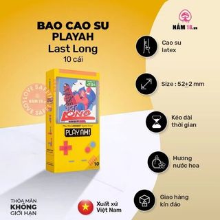Bao Cao Su Kéo Dài Thời Gian PlayAh Last Long - 10s.