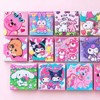 TRANH ĐÍNH ĐÁ HOẠT HÌNH   SIZE 20CM