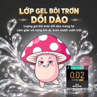 Bao Cao Su Size Lớn 56mm Siêu Mỏng Okamoto 0.02 PU | 3s.