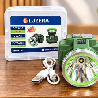 ĐÈN PIN ĐỘI ĐẦU SIÊU SÁNG LUZERA 8071-52 – 200W (T100)