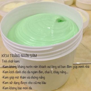 KEM NHÂN SÂM TRẮNG DA