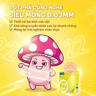 Bao Cao Su Siêu Mỏng CARE 22 Nipis Hương Nước Hoa | 3s.