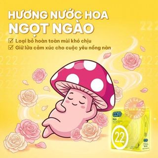 Bao Cao Su Siêu Mỏng CARE 22 Nipis Hương Nước Hoa | 3s.