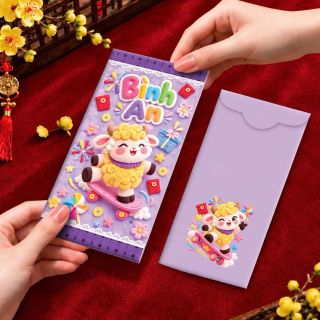 Set 60 bao lì xì Dê Nhỏ Phúc To