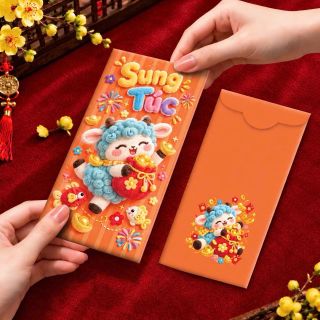 Set 60 bao lì xì Dê Nhỏ Phúc To