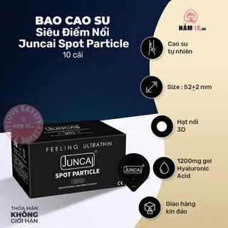 Bao Cao Su Siêu Điểm Nổi Juncai Spot Particle | 10s.