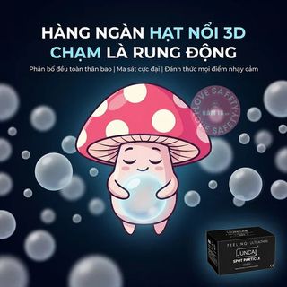 Bao Cao Su Siêu Điểm Nổi Juncai Spot Particle | 10s.