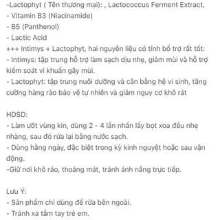 DUNG DỊCH VS PHỤ NỮ LÁ TRẦU KHÔNG