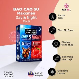 Bao Cao Su Kéo Dài Thời Gian Maxxmen Day & Night.