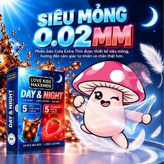 Bao Cao Su Kéo Dài Thời Gian Maxxmen Day & Night.