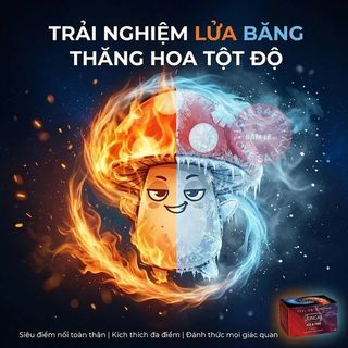 Bao Cao Su Siêu Mỏng Juncai Ice & Fire Lửa Băng | 10s.