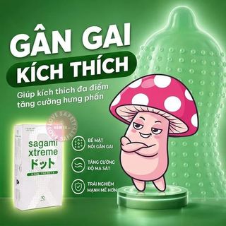 Bao Cao Su Sagami Xtreme White Box Siêu Điểm Gân Nổi.