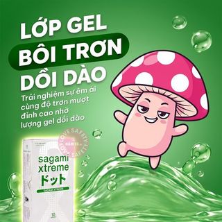 Bao Cao Su Sagami Xtreme White Box Siêu Điểm Gân Nổi.