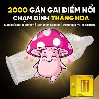 Bao Cao Su Siêu Điểm Nổi Juncai Extra Dots | 10s.