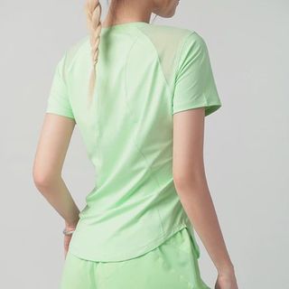 Áo Tập Gym Yoga Thun Lạnh chính hãng NAQI FY-610 co dãn thấm mồ hôi tốt