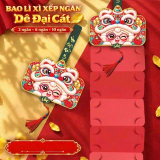 10 Bao Lì Xì 6 Ngăn Thần Tài