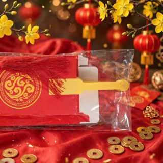 Quạt Tiền Lì Xì 10 Ngăn