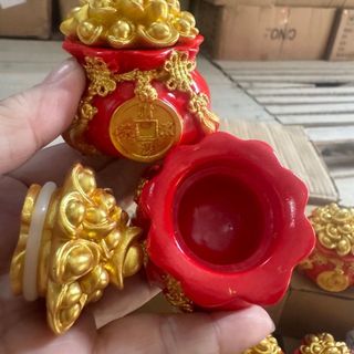 hũ muối gạo tài lộc phong thuy