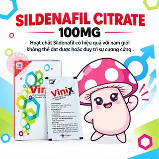 Tem Ngậm Cương Dương, Tăng Cường Sinh Lý Vinix 100mg.