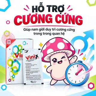 Tem Ngậm Cương Dương, Tăng Cường Sinh Lý Vinix 100mg.