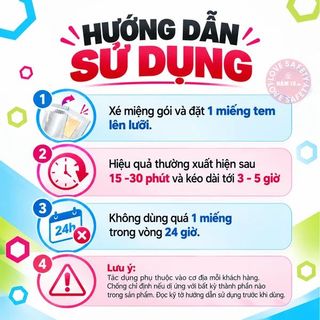 Tem Ngậm Cương Dương, Tăng Cường Sinh Lý Vinix 100mg.