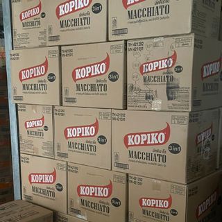 Cà Phê Hòa Tan Kopiko Macchiato Mayora 400g (20 Gói/Túi) – Thùng 24 Túi