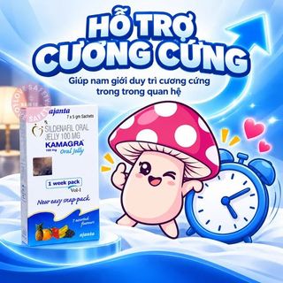 Thạch Tăng Cường Sinh Lý Nam Kamagra 100mg Hương Trái Cây | Gói Lẻ.