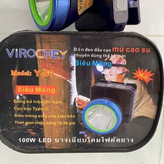 ĐÈN PIN ĐỘI ĐẦU VIROCHEY Y-50 – 100W LED (T100)