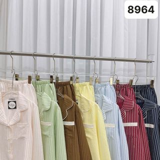 BỘ DD PIZAMA ĐŨI KẺ BASIC (8964)