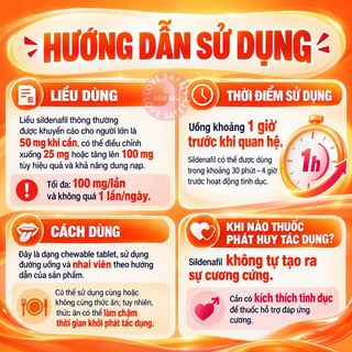 Viên Ngậm Tăng Cường Sinh Lý Nam Kamagra 100mg Vị Trái Cây | Vỉ 4 viên