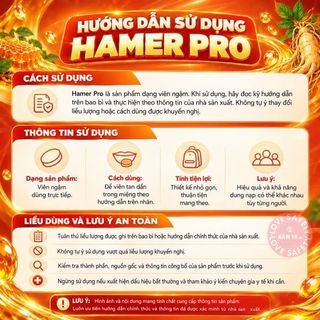 Kẹo Sâm Tăng Cường Sinh Lý Nam Hamer Pro USA | Viên Lẻ.