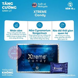 Kẹo Sâm Tăng Cường Sinh Lý Nam Xtreme Malaysia - Viên Lẻ.