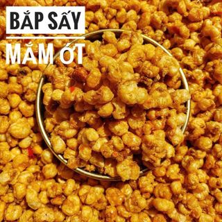Bắp Sấy Mắm Ớt, giòn ngon, đậm vị - Món ăn vặt ưa chuộng - 500gr