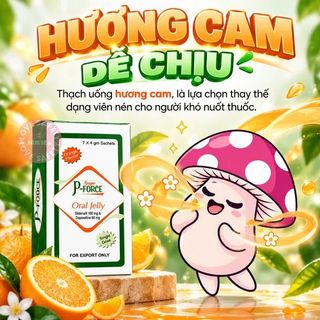 Thạch Tăng Cường Sinh Lý Nam Super P-Force Hương Cam | Gói Lẻ.