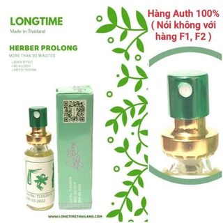 Chai Xịt Kéo Dài Thời Gian Thái Lan Longtime Có QR Code - Chai 5ml.