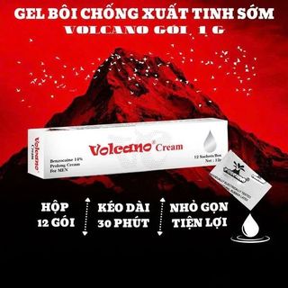 Kem Bôi Kéo Dài Thời Gian Volcano 14% - Tuýp 1gr.