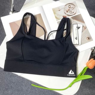 Áo Bra mút đúc NAQI 461 chống sốc, Áo tập yoga gym, cạp dày giữ nâng V1 tốt