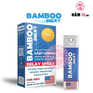 Chai Xịt Kéo Dài Thời Gian USA Bamboo Delay 14% - Chai 12ml.