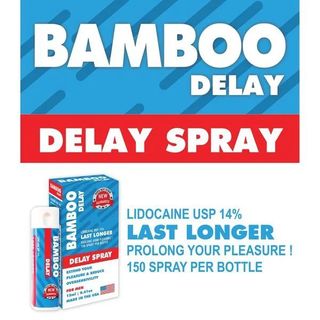 Chai Xịt Kéo Dài Thời Gian USA Bamboo Delay 14% - Chai 12ml.