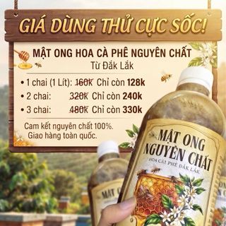 Mật ong hoa cà phê nguyên chất