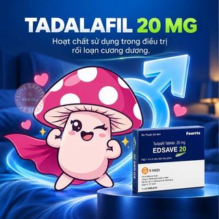 Viên Uống Cương Dương, Tăng Cường Sinh Lý Edsave 20 | Hộp 4 Viên