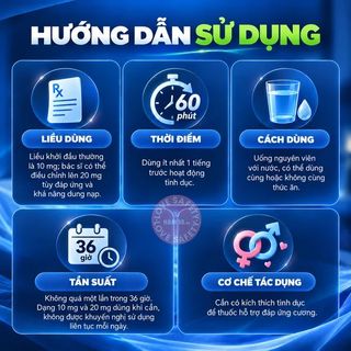 Viên Uống Cương Dương, Tăng Cường Sinh Lý Edsave 20 | Hộp 4 Viên
