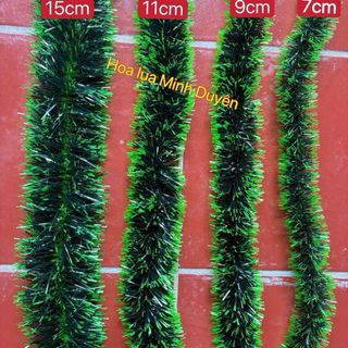 (Combo 10 ) Dây Chồn Rộng 7cm , Dây Thông Noel , Dây Kim Tuyến Đuôi Chồn , Phụ Kiện Trang Trí Noel , Giáng Sinh , Cây Thông , Làm Vòng Nguyệt Quế , Chồn Tuyết