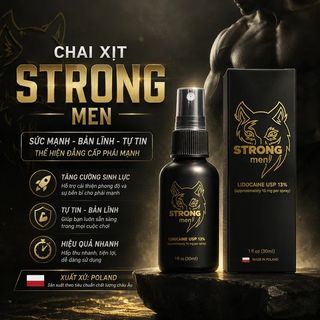 Chai Xịt Kéo Dài Thời Gian Strong Men 13%