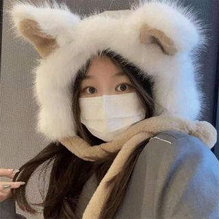 Mũ lông hình con cáo Humi Home
