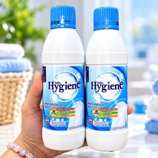 NƯỚC TẨY QUẦN ÁO TRẮNG HYGIENE NẮP XANH 600ml (T12)