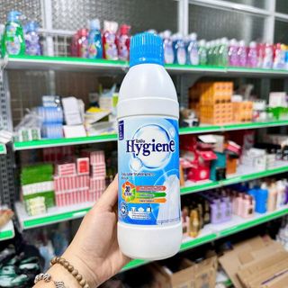 NƯỚC TẨY QUẦN ÁO TRẮNG HYGIENE NẮP XANH 600ml (T12)