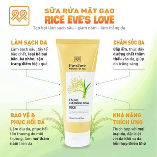 Sữa Rửa Mặt Eve's Love Hàn Quốc ( hóa đơn VAT)
