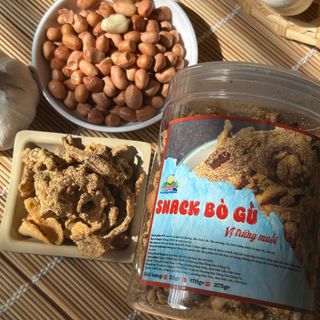 [Vị trứng muối] Hũ 275g Snack Bò Gù giòn, bao tử cá ngừ đại dương trứng muối - Nông Sản Dũng Ca