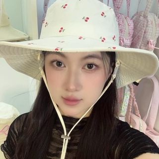 Bucket vành lớn hoạ tiết mùa hè